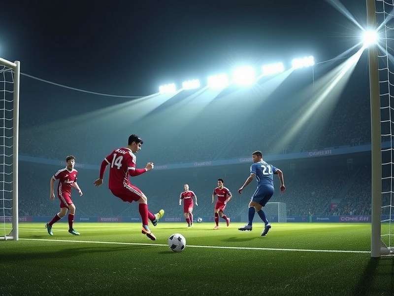 Penalty Shooters 3 gameplay screenshot showing advanced shooting mechanics