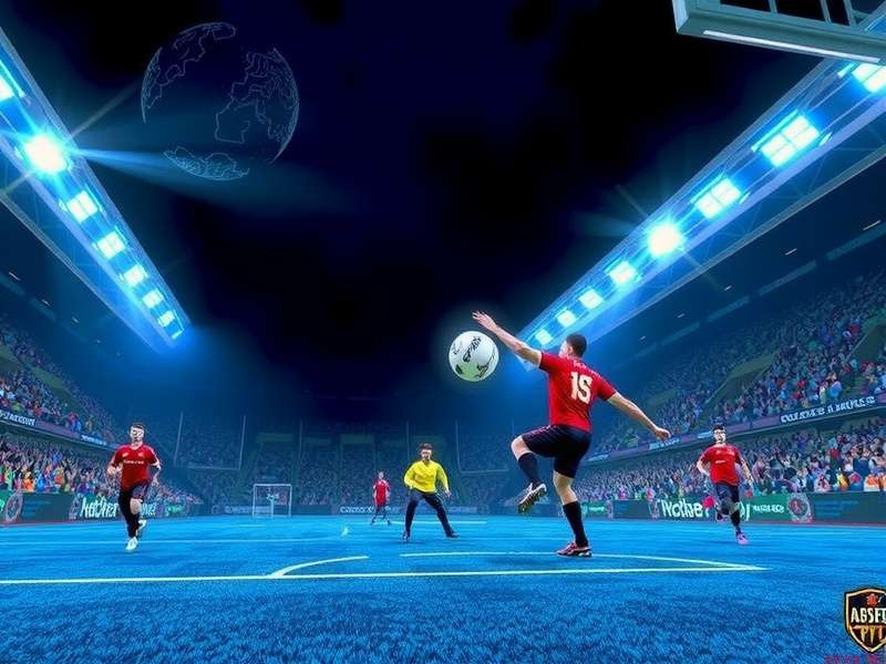 Penalty Shooters 4 gameplay screenshot showing a striker facing a goalkeeper