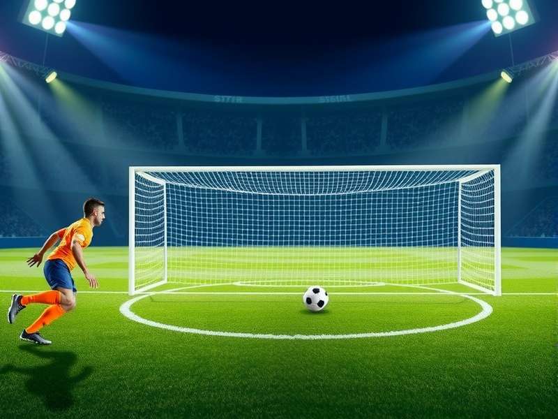 Penalty Shooters 1 Gameplay Screenshot on Poki