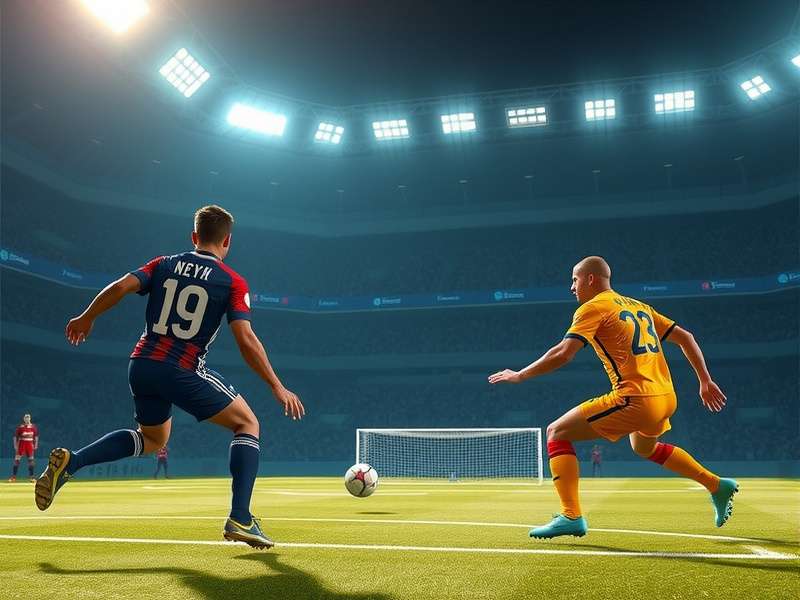 Penalty Shooters Online gameplay screenshot showing a penalty kick moment