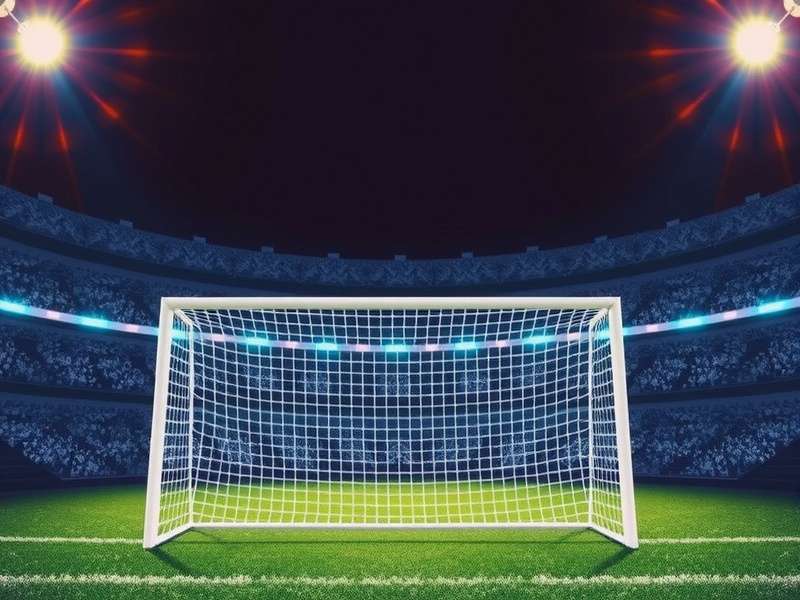 Poki Penalty Shooters X Gameplay Screenshot - Goalkeeper diving to save a penalty