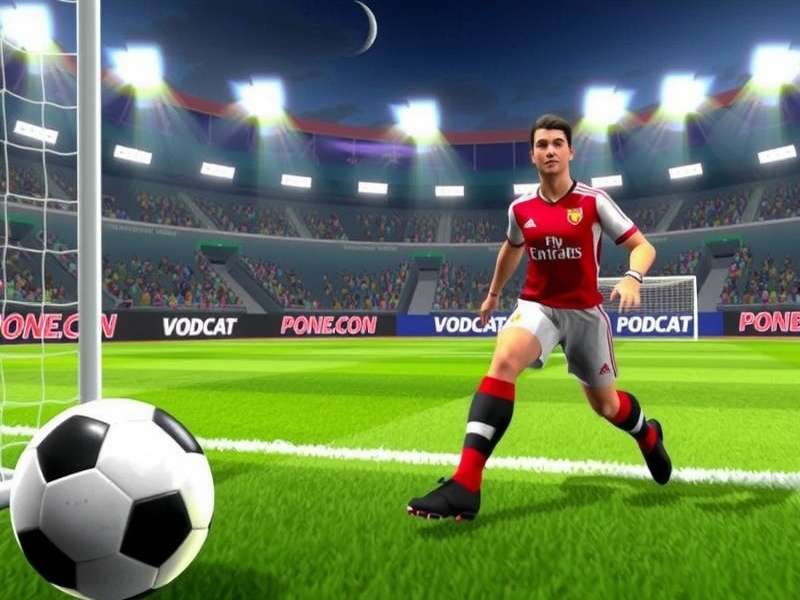 Penalty Shooters 3 DLC unlock screen showing all players and stadiums