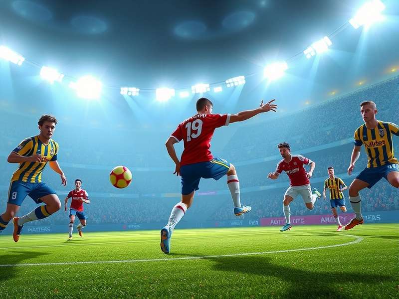 Penalty Shooters 3 gameplay screenshot showing penalty shootout action