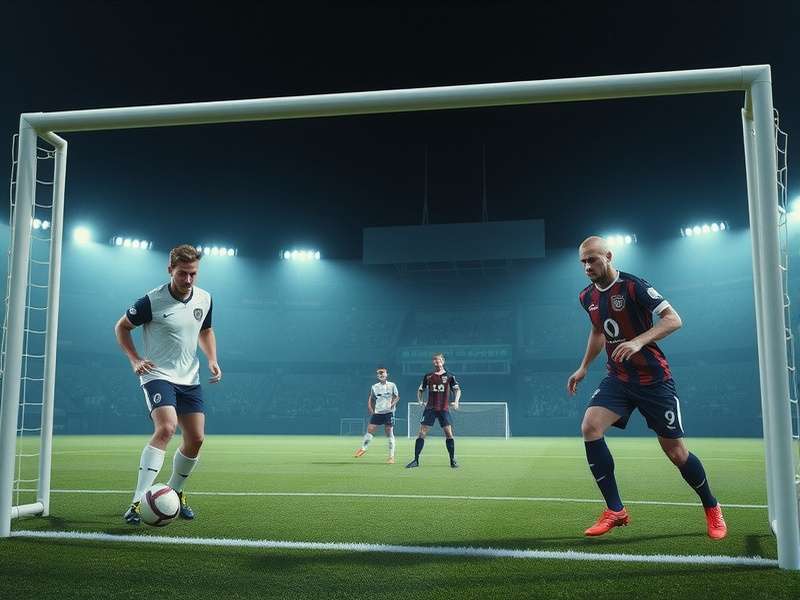 Penalty Shooters X gameplay screenshot showing intense penalty shootout