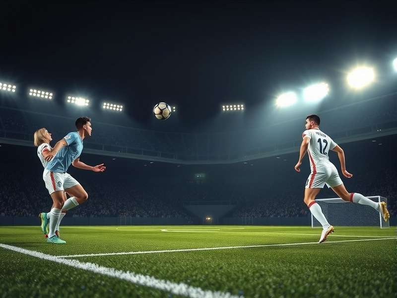 Penalty Shooters 3 gameplay screenshot showing a penalty kick