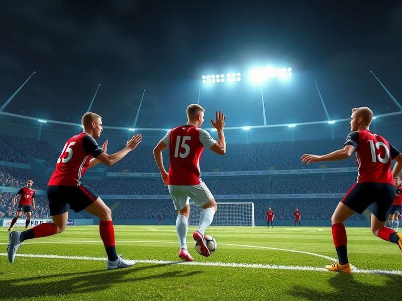 Penalty Shooters online game intense penalty kick moment