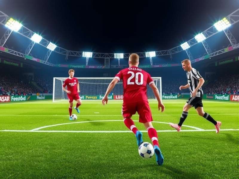 Penalty Shooters game logo and key visual