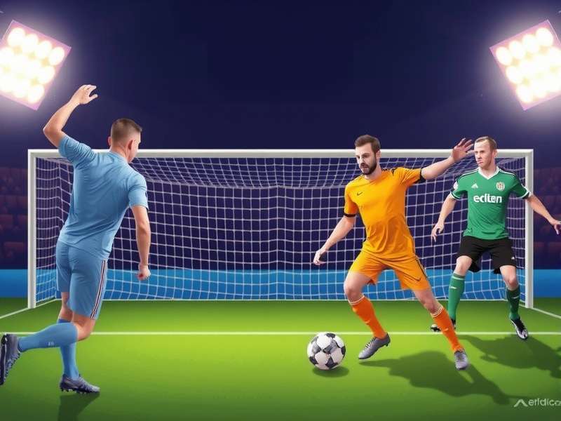 Penalty Shooters shot placement heat map showing success rates