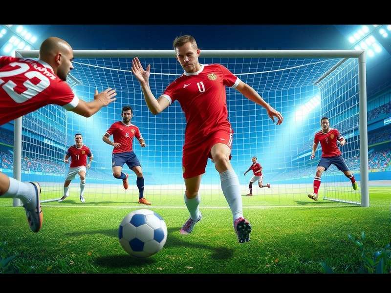 Penalty Shooters goalkeeper dive mechanics diagram