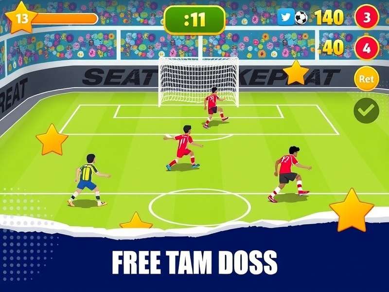 Screenshot of Cool Math Games Penalty Kick Online showing a player aiming at the goal