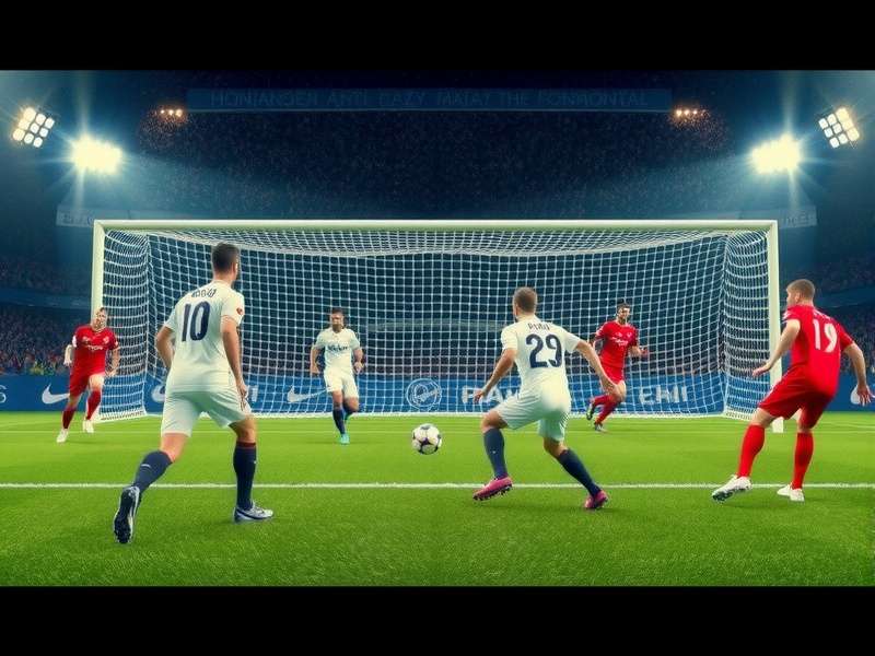 Penalty Shooters Unblocked Game Screenshot - Goalkeeper diving to save a penalty kick