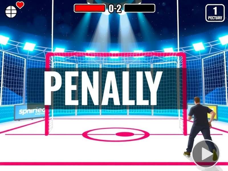 Professional footballer taking a penalty kick in a high-stakes match