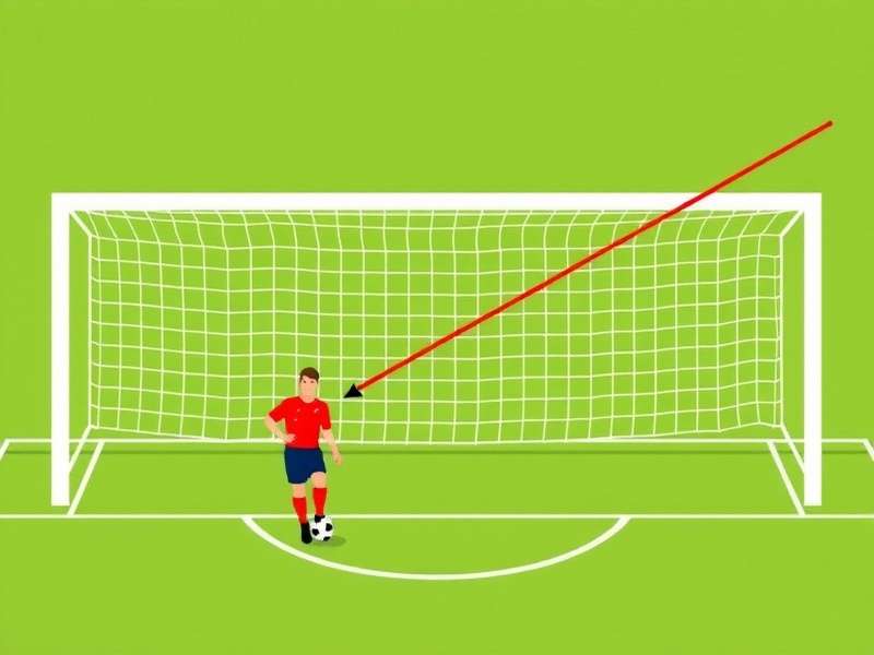 Penalty Shooters game screenshot showing goalkeeper dive and ball trajectory