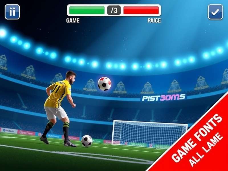 Penalty Shooters Game Online Screenshot