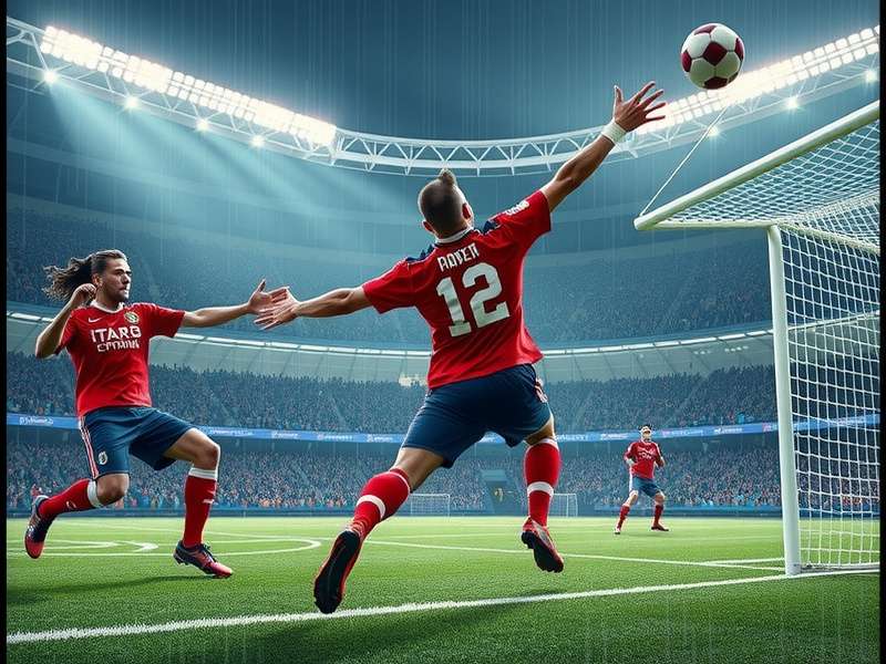 Penalty Shooters character selection screen showing different players