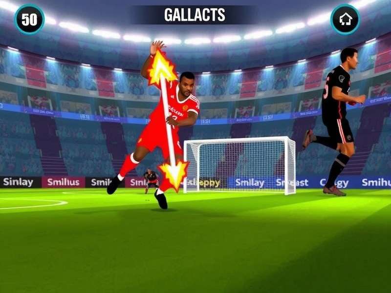 Penalty Shooters 2 gameplay screenshot showing penalty kick moment