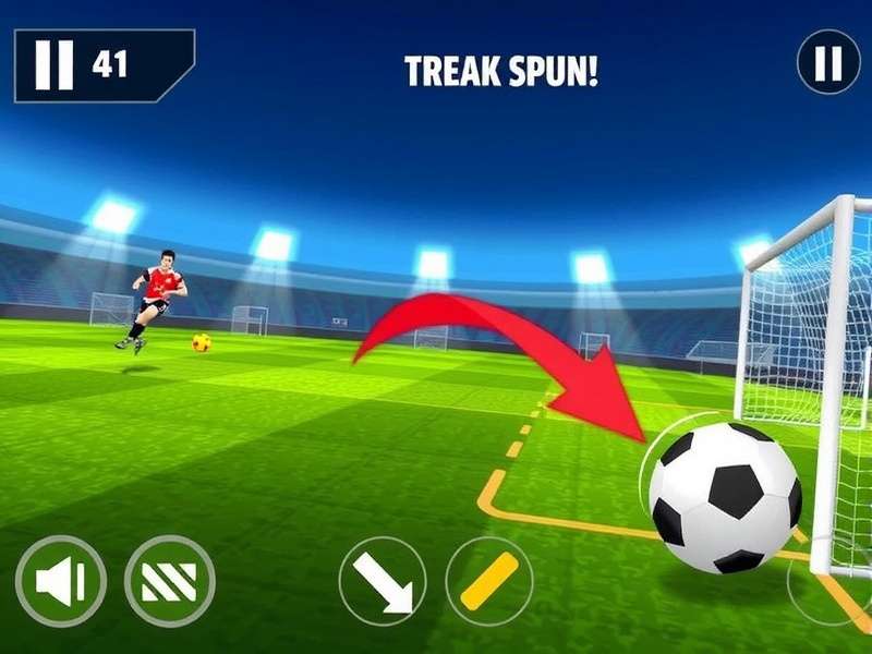 Penalty Shooters 2 Speedrun gameplay on Crazy Games showing advanced shooting techniques