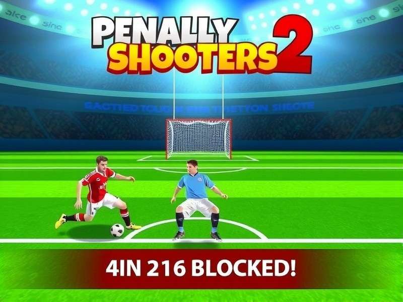 Penalty Shooters 2 Unblocked Wtf game action scene