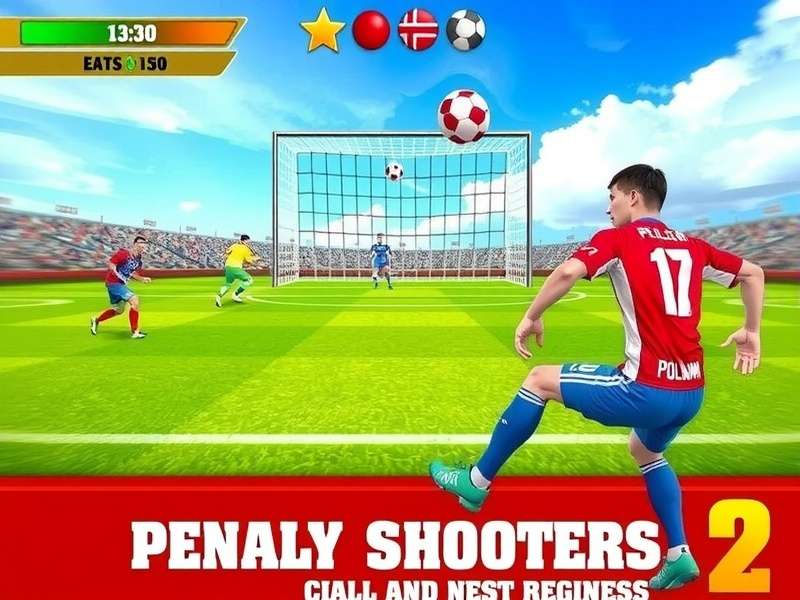 Penalty Shooters 2 Cool gameplay action shot