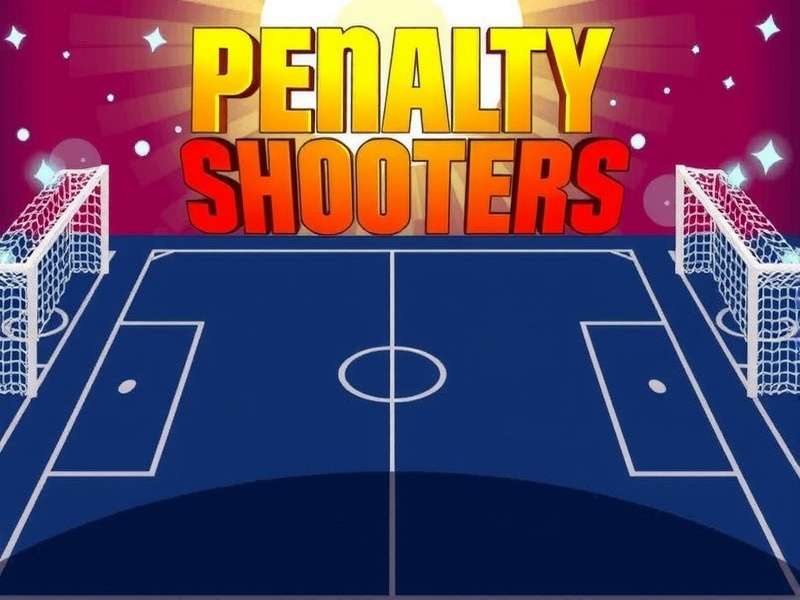Penalty Shooters Game – action on the pitch with goalkeeper and striker in high-stakes moment
