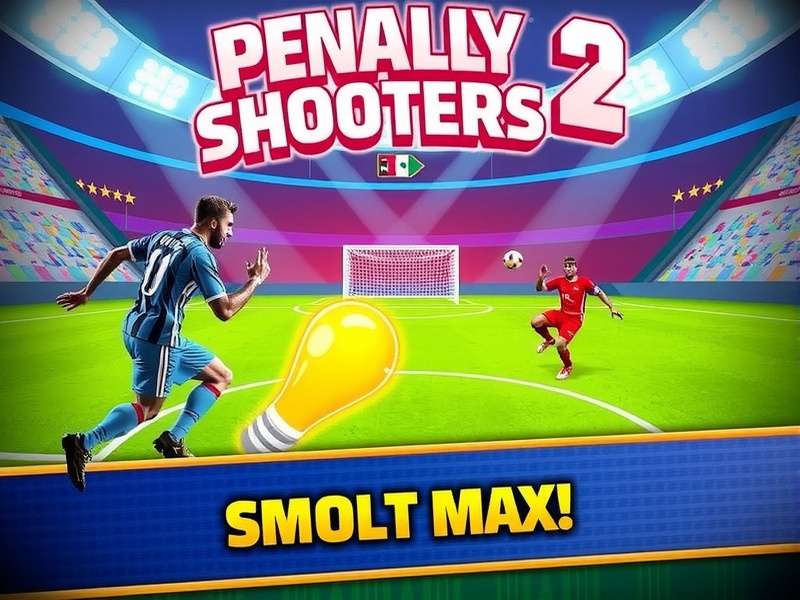 Penalty Shooters 2 Unblocked gameplay action on the field