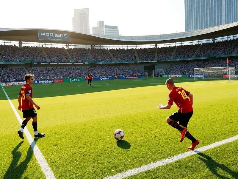 Penalty Shooters X gameplay action shot with goalkeeper and striker