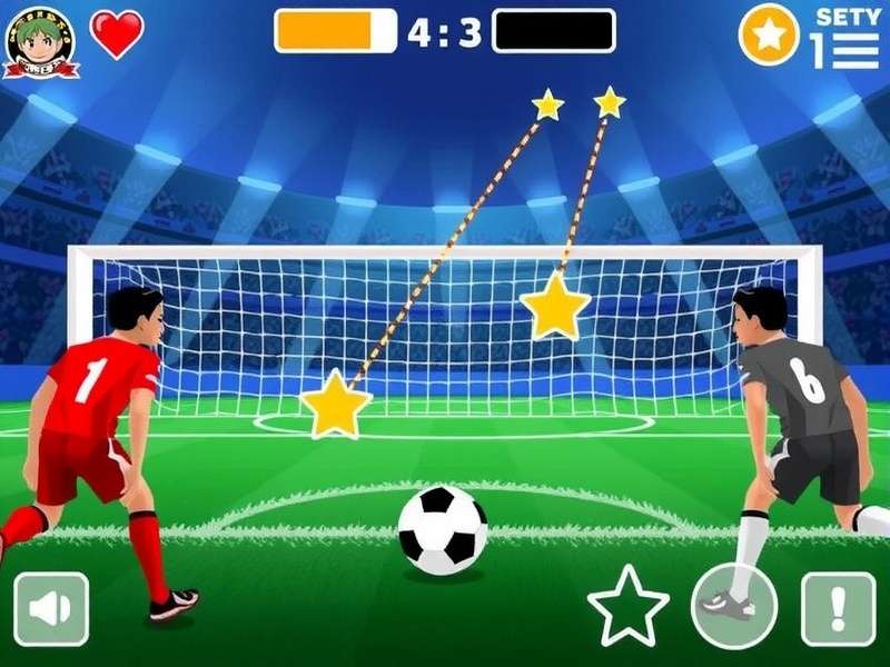 Crazy Games Penalty Shooters 2 Poki – intense penalty action on the pitch