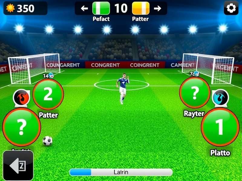 Penalty Shooters 2 play online — football penalty game screenshot
