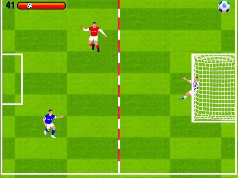 Penalty Shooters 2 Unblocked 76 gameplay action on football field