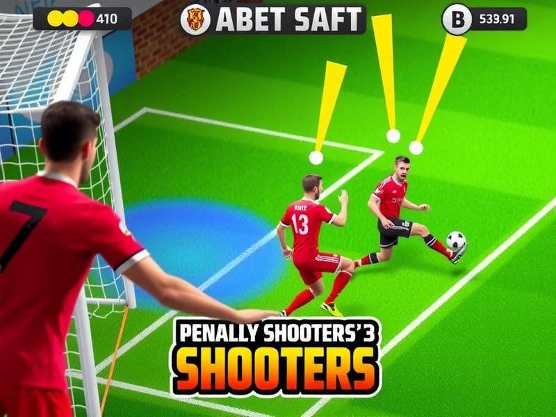 Penalty Shooters 3 Football Gameplay – intense penalty kick moment on the pitch
