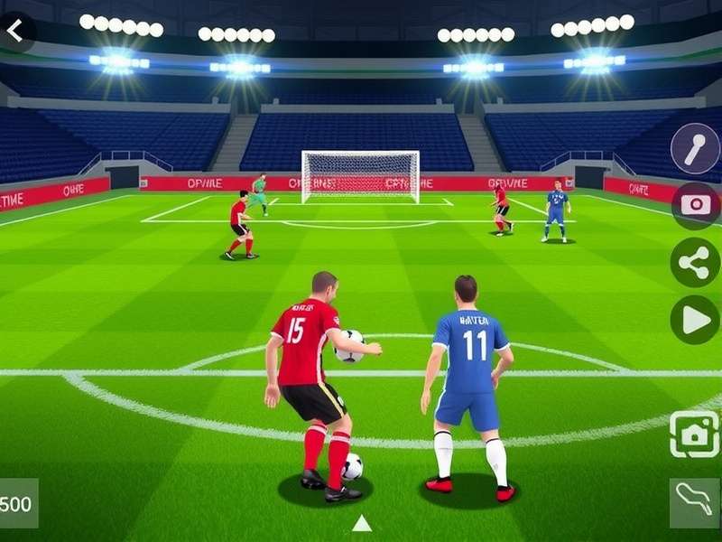 Penalty Shooters 2 Futebol Poki – intense penalty action on the pitch