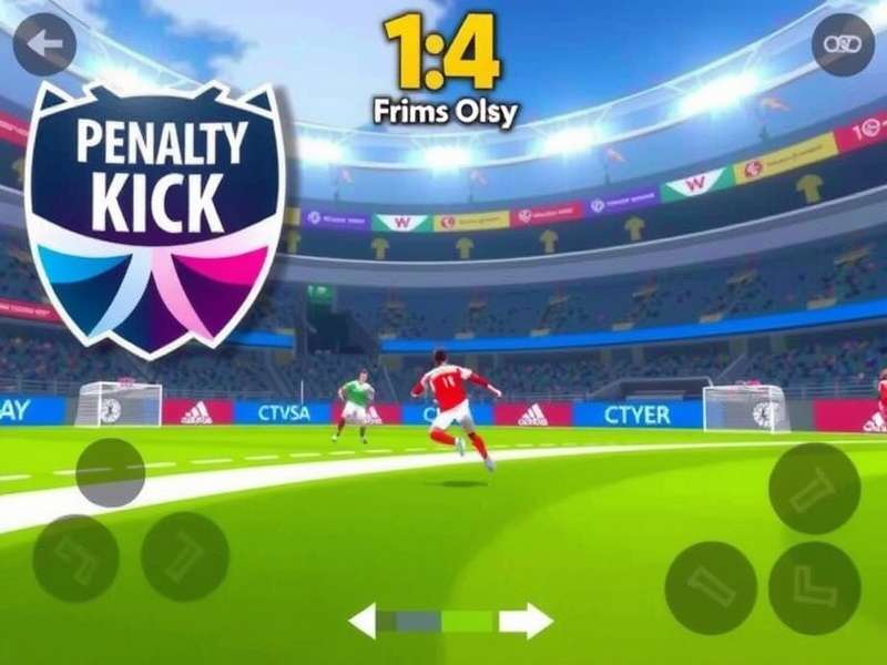Indian football player taking a penalty kick in an intense match moment